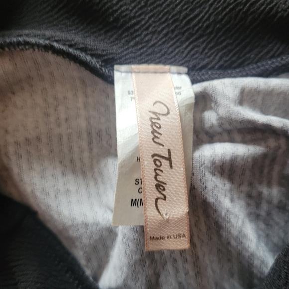 New Tower Black and Grey Plaid  Sleeveless Belted Dress M - Picture 7 of 7